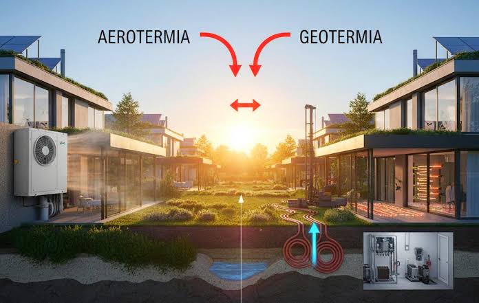 Sistema aerotermia geotermia Reformas Aerotermix Madrid climatización eficiente