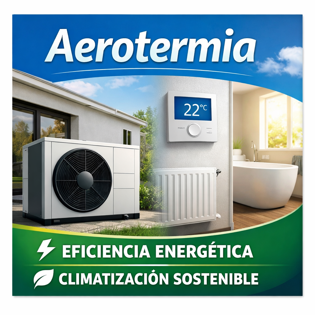 Aerotermia eficiencia energética Reformas Aerotermix Madrid climatización sostenible